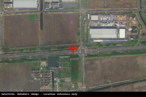 东台市风光电产业园卫星位置示意图