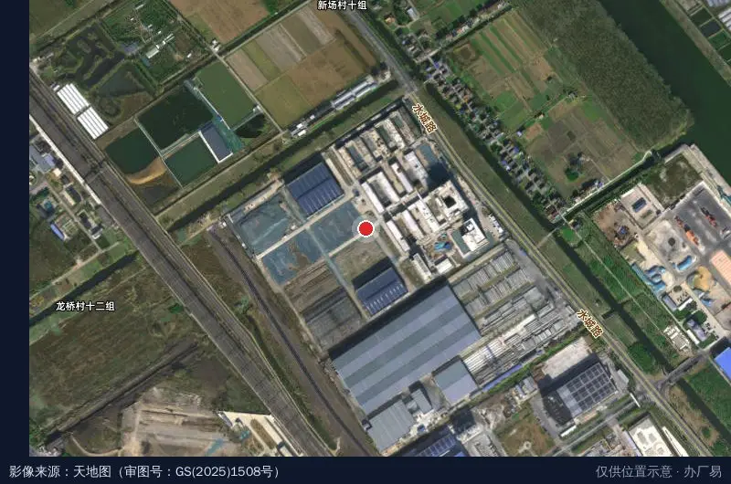 中化学金属科技产业园(建设中)卫星位置示意图