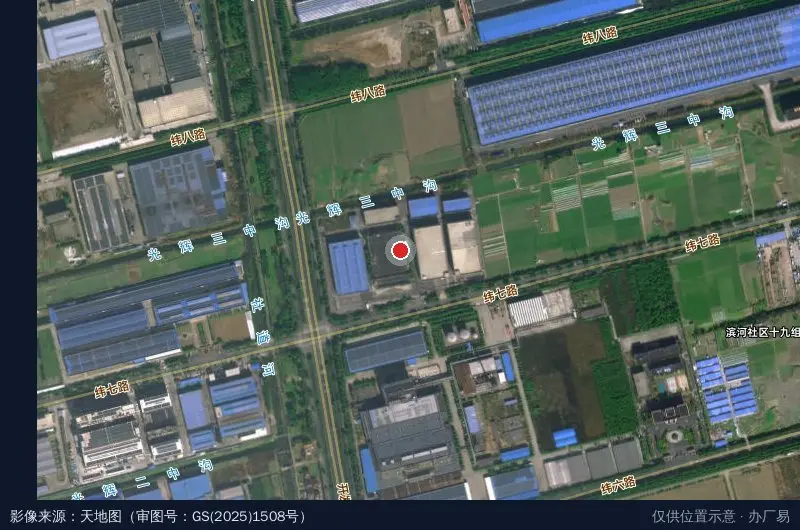 东台经济开发区新材料产业园卫星位置示意图