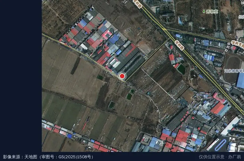 南高基工业区卫星位置示意图