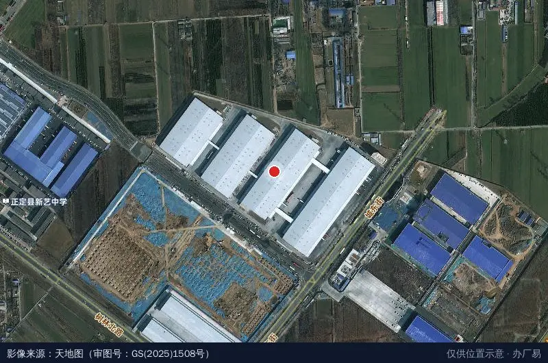 京东智能产业园石家庄正定园区卫星位置示意图