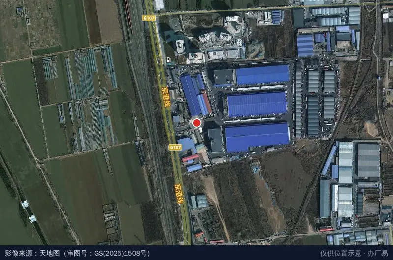 中储五金机电产业园卫星位置示意图