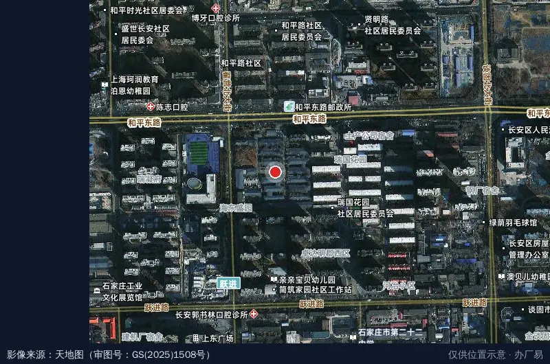 乐仁堂健康文化科技产业园卫星位置示意图
