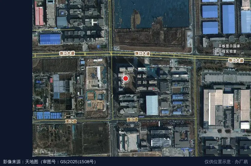 方兆科技园卫星位置示意图