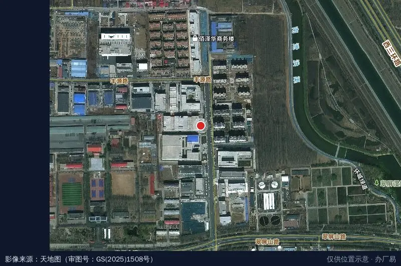 联盟科技园(建设中)卫星位置示意图
