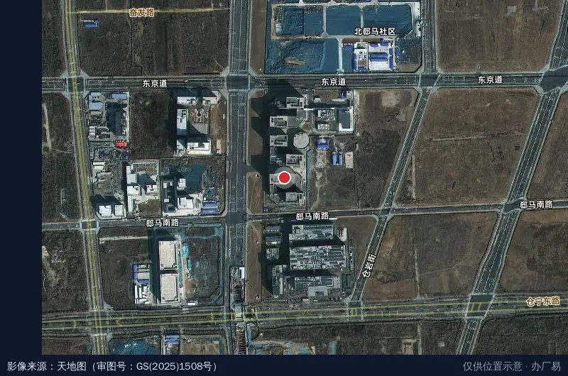 石家庄市高新区生命科学产业园(建设中)卫星位置示意图