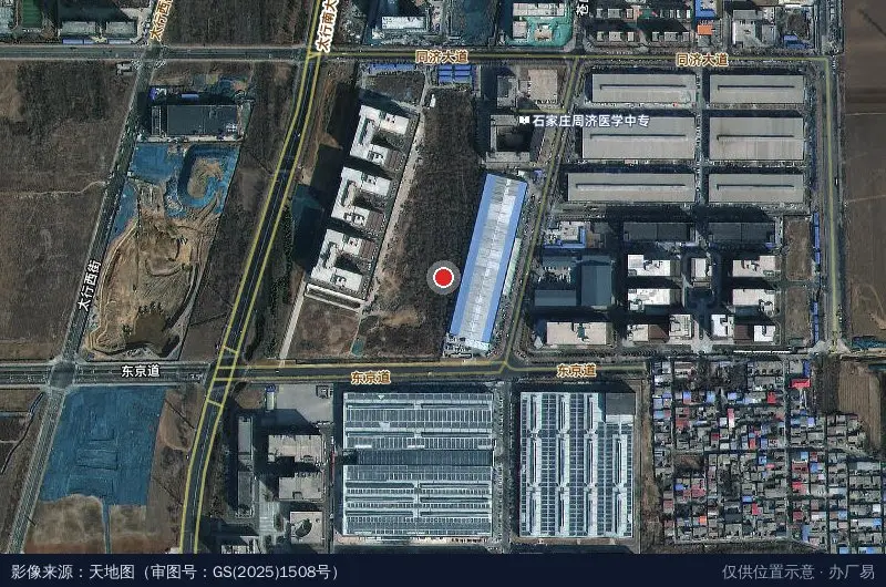 京津冀协同创新示范园卫星位置示意图
