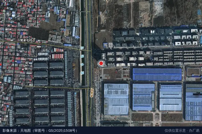 未来科技城卫星位置示意图