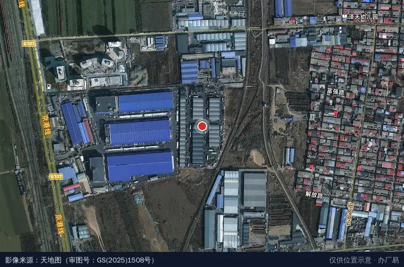 润丰信息数字公路港卫星位置示意图