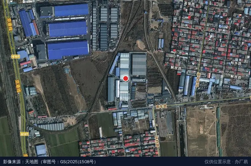 英利奥产业园卫星位置示意图