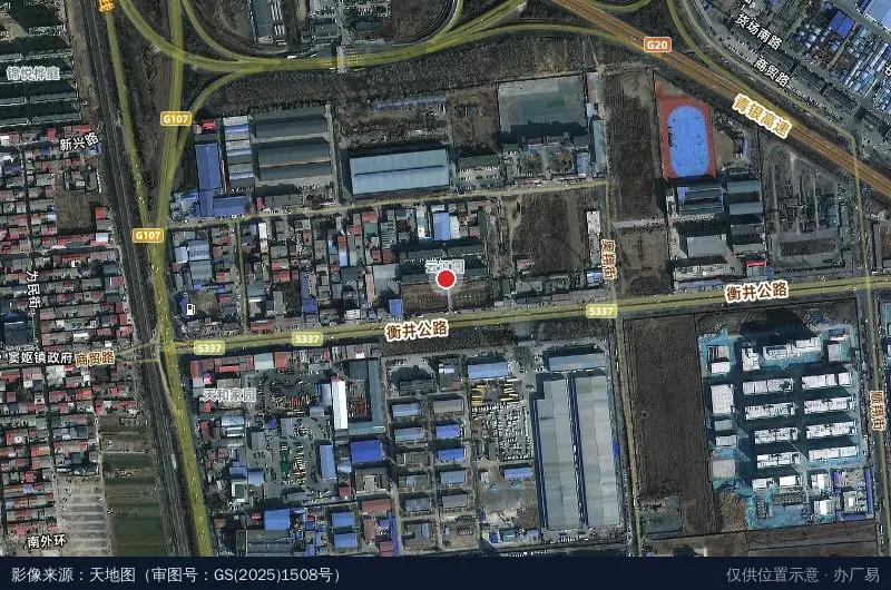 云江科技产业园卫星位置示意图