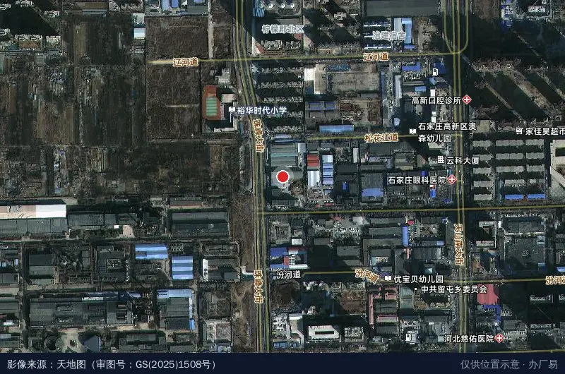 博深文化创意产业园卫星位置示意图