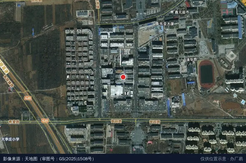 光谷金成科技园卫星位置示意图