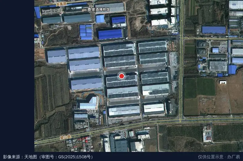 中物流联众物流园卫星位置示意图