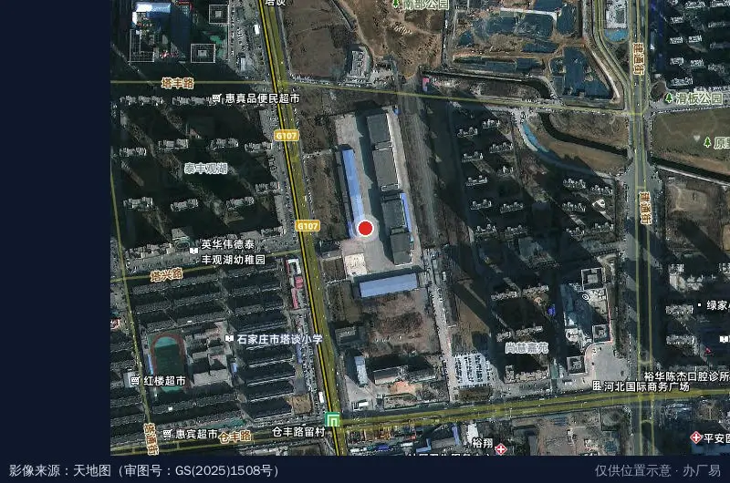 双鸽冷链物流园卫星位置示意图