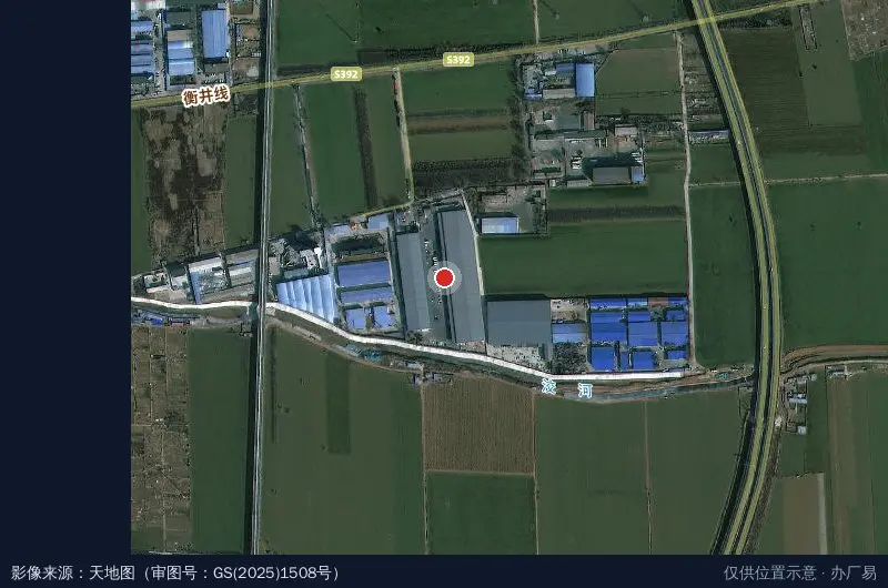 石家庄国达物流园卫星位置示意图