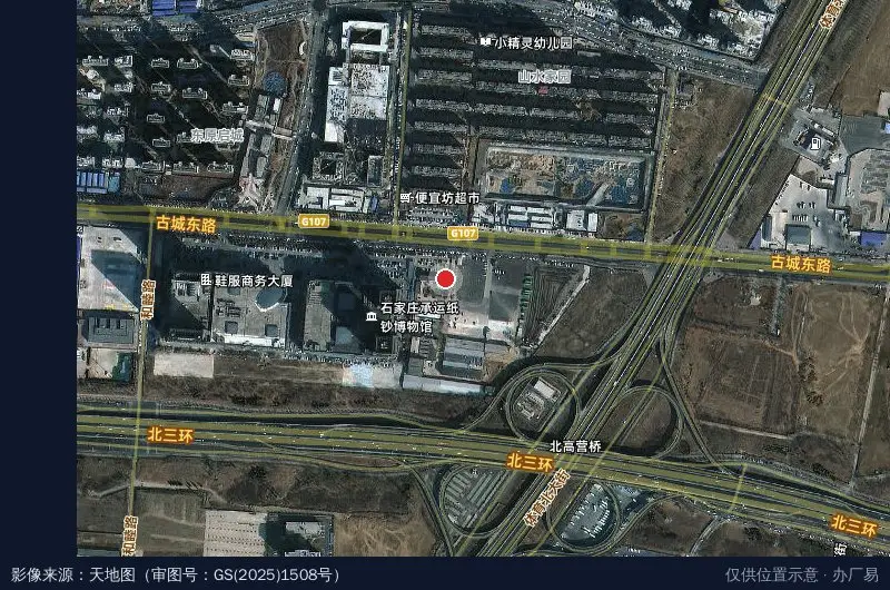 子龙物流园卫星位置示意图