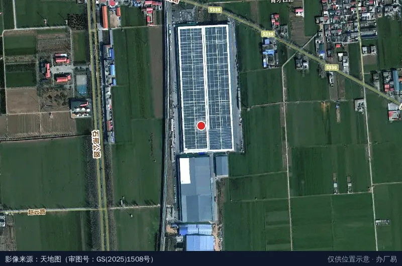 国达物流园卫星位置示意图