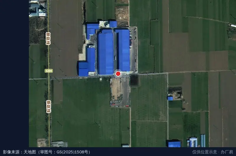 融辉物流石家庄物流园卫星位置示意图