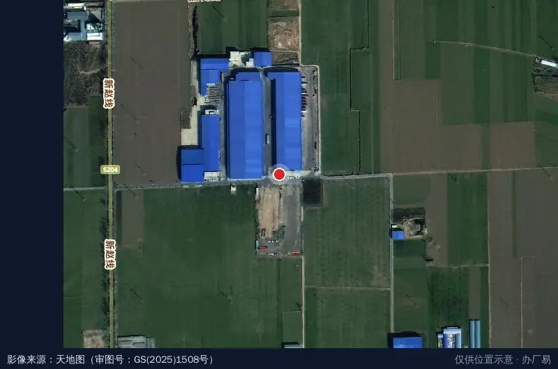 石家庄万顺物流园卫星位置示意图