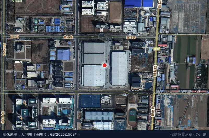普洛斯藁城物流园区卫星位置示意图