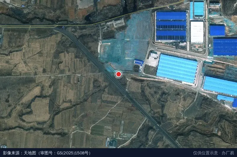 丰达冶金新材料装备制造产业园卫星位置示意图