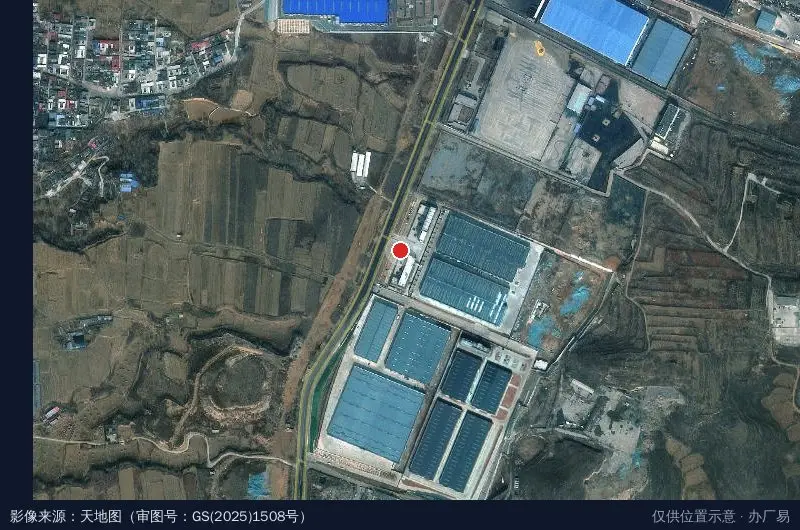 河北稻香村产业园卫星位置示意图
