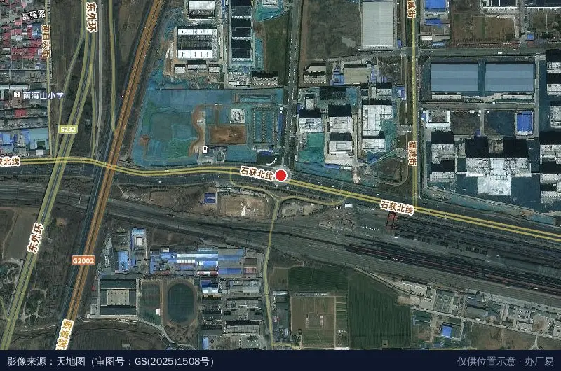 空天信息产业园卫星位置示意图