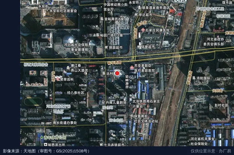 金艳骊健康文化产业园卫星位置示意图