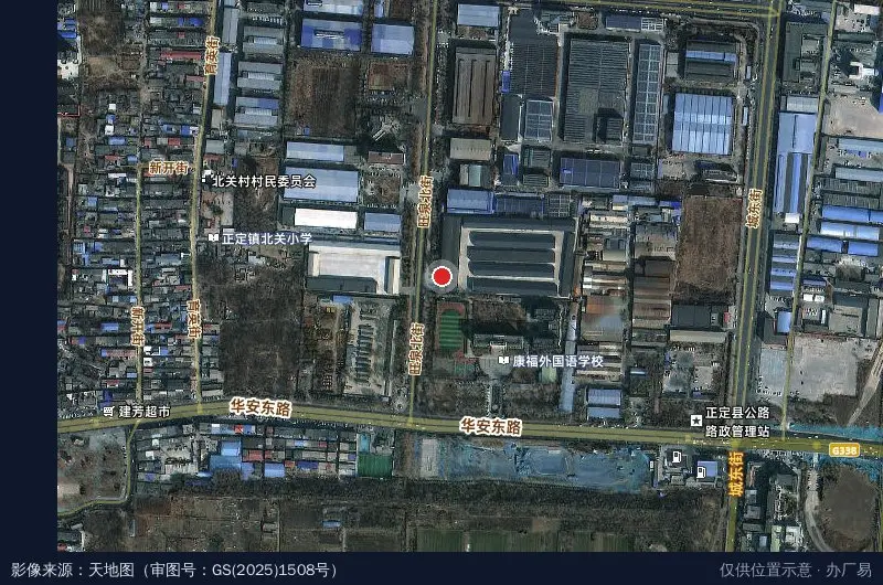 中桥产业园区卫星位置示意图