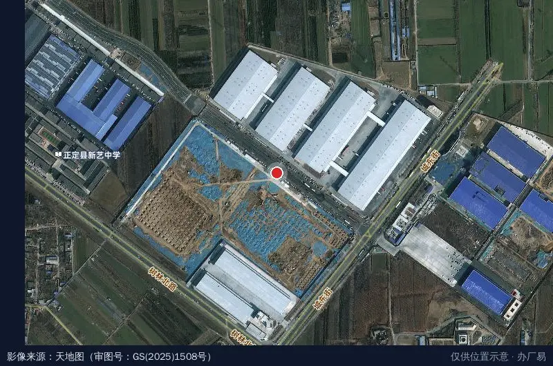 顺丰河北数智产业链产业基地卫星位置示意图