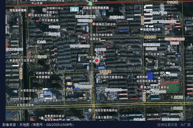 河北博道跨境电商产业园卫星位置示意图