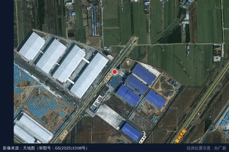 同福共享产业园卫星位置示意图