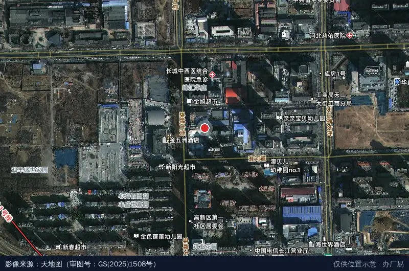 盛典产业园卫星位置示意图