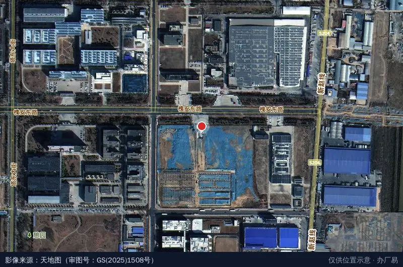 长城数智装备产业基地(产业园)卫星位置示意图