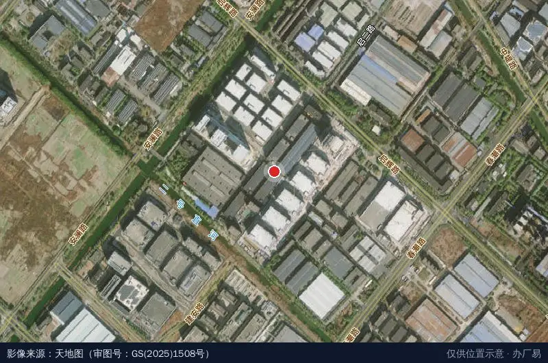 咸亨国际创新产业中心卫星位置示意图