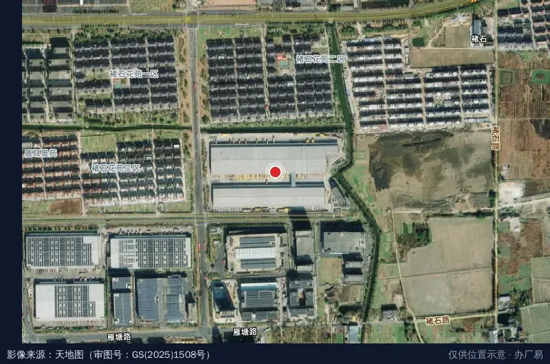万纬嘉兴海宁高新区园区(二期)卫星位置示意图