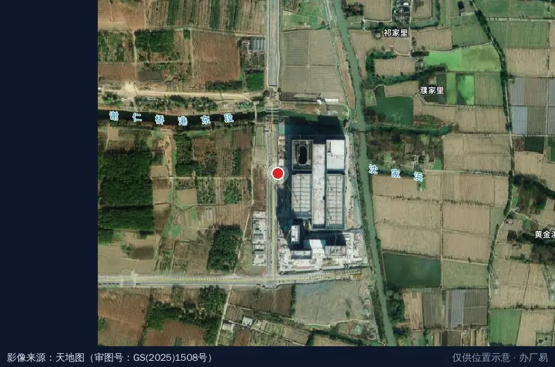桐乡市振东国际物流园卫星位置示意图