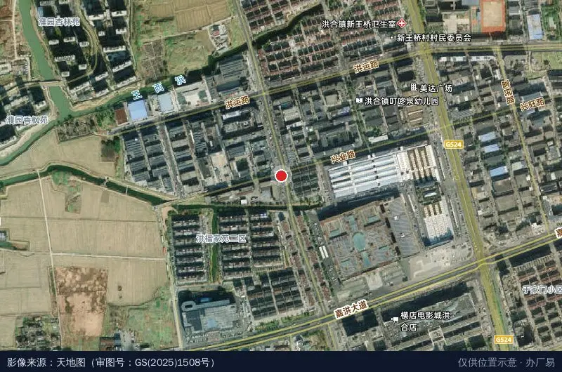 邦达物流园(3号楼)卫星位置示意图