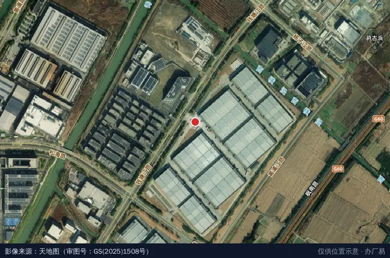 嘉地中国国际物流园卫星位置示意图