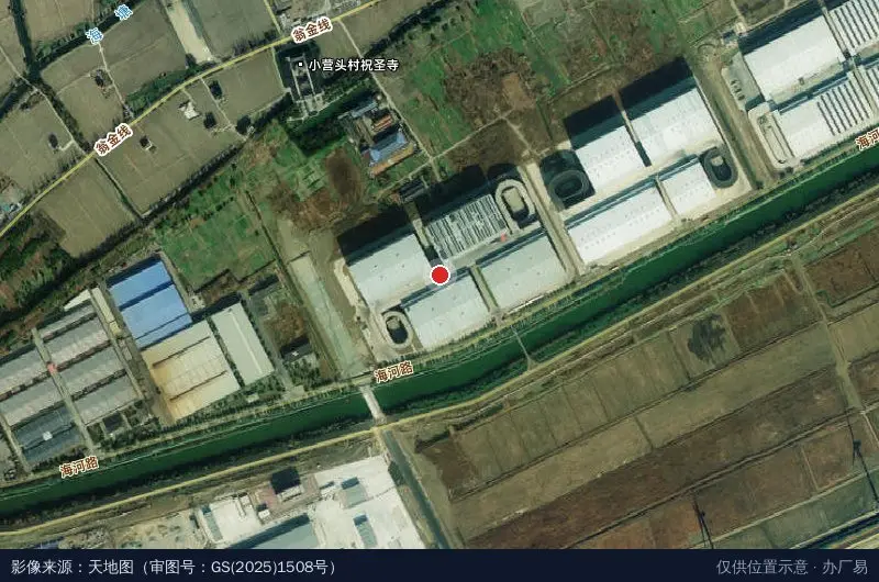 易商独山智能装备制造和电商物流产业园卫星位置示意图