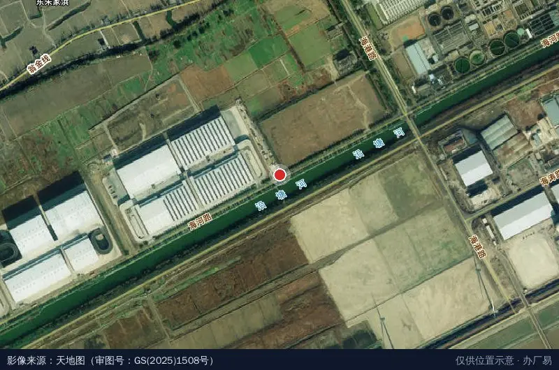 奥泰平湖智能制造园卫星位置示意图