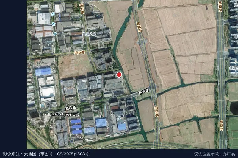 良友产业园3幢GGH仓库卫星位置示意图