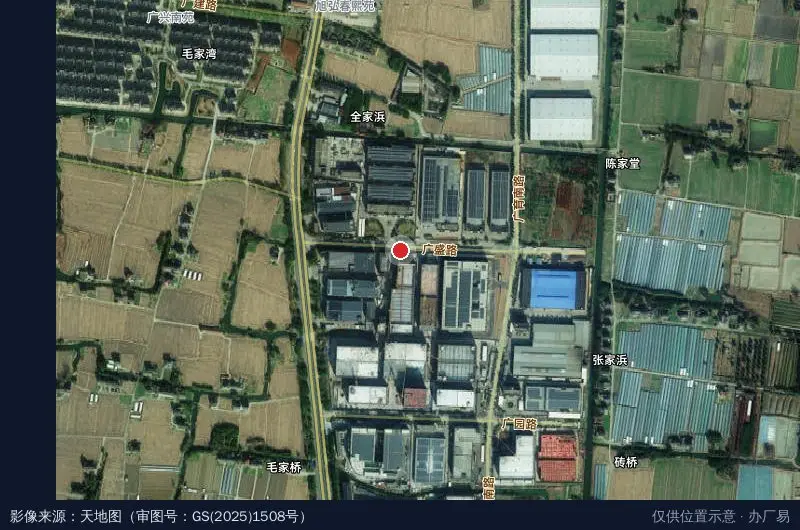 高精智能减速机产业园卫星位置示意图