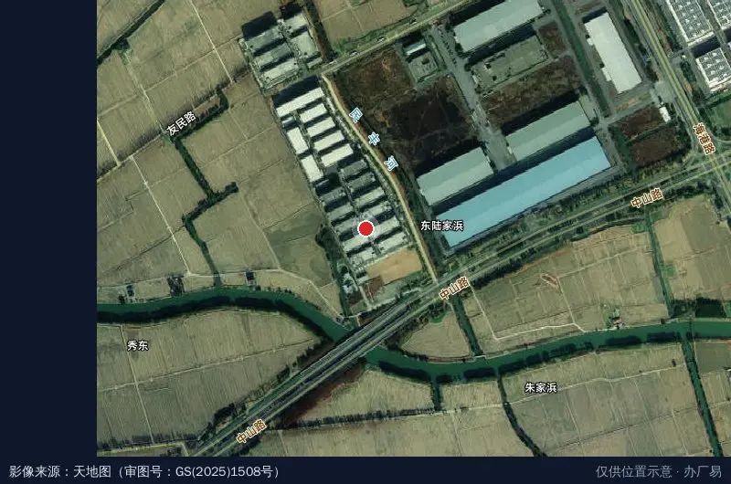 浙江长三角生命健康产业园-南区卫星位置示意图
