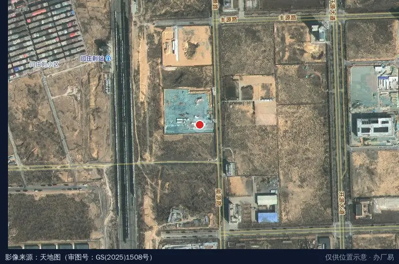 榆林市天丰昌医教科技科创园卫星位置示意图