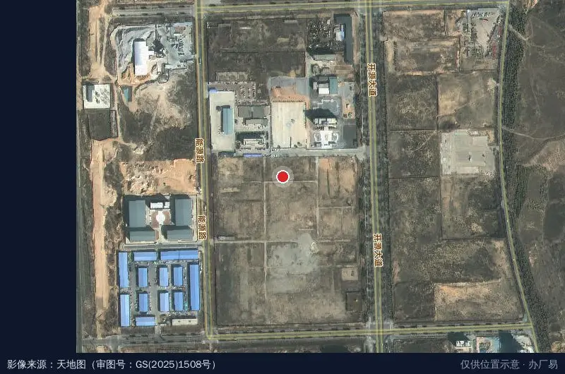 智能无人系统产业基地卫星位置示意图