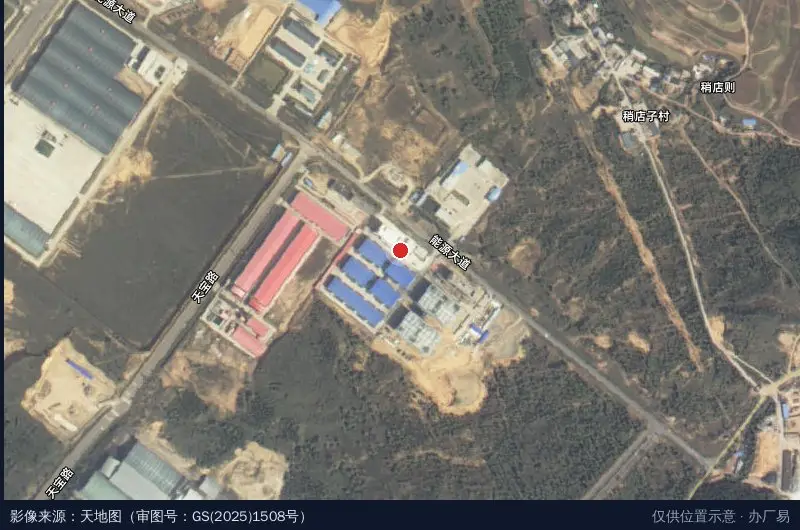 嘉瑞(榆林)科技园卫星位置示意图