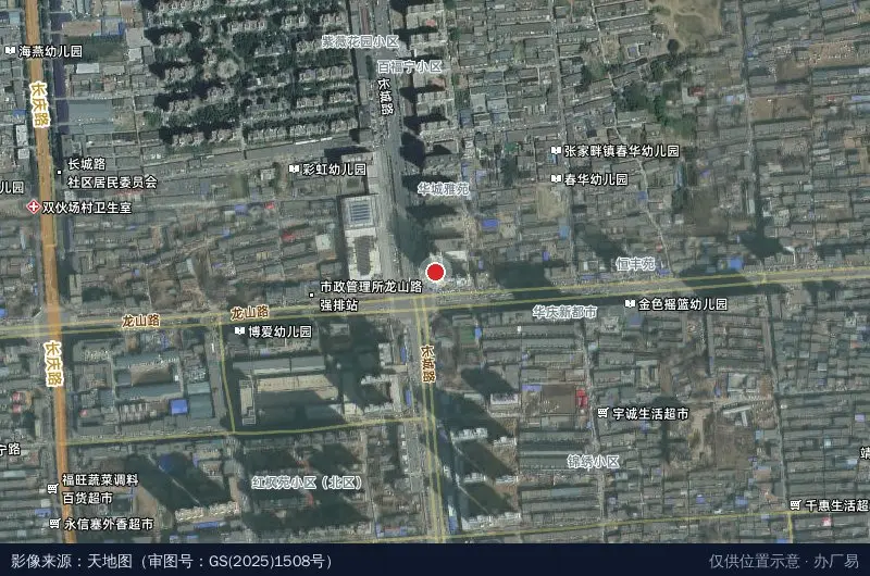 蓝谷科技创业孵化基地卫星位置示意图