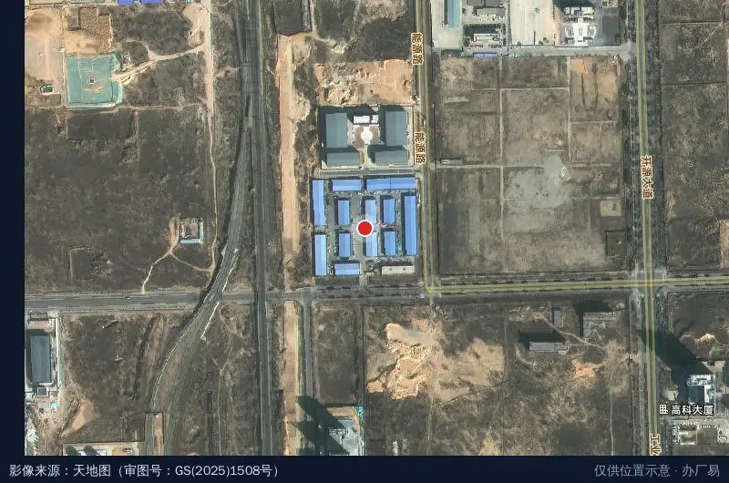 久旭物流园区卫星位置示意图